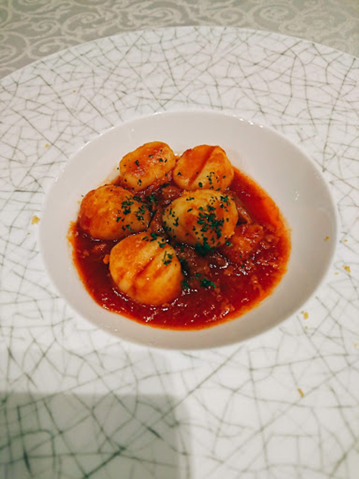 ルシアン旧軽井沢での夕食。