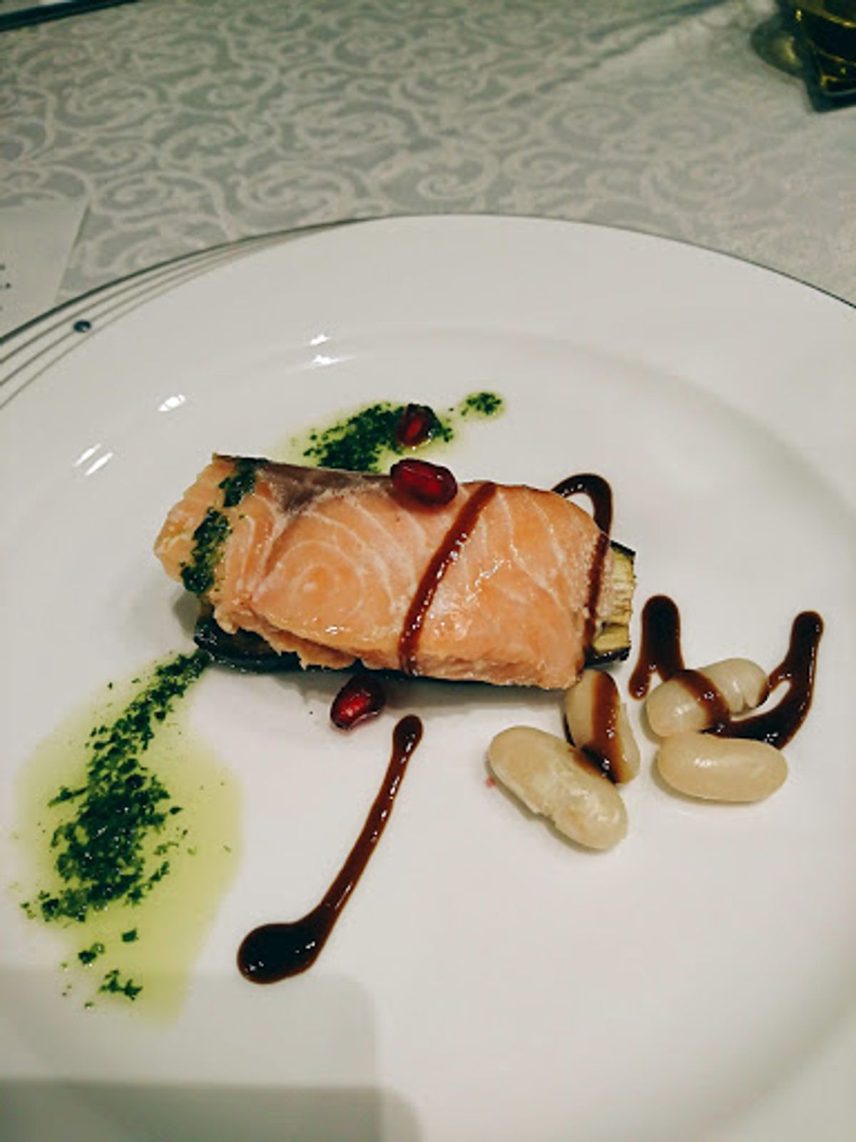 ルシアン旧軽井沢での夕食。