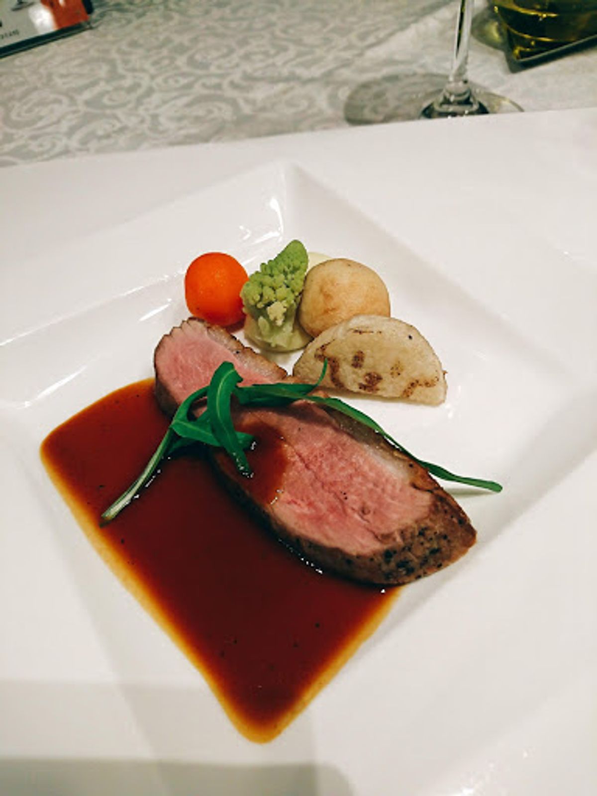 ルシアン旧軽井沢での夕食。