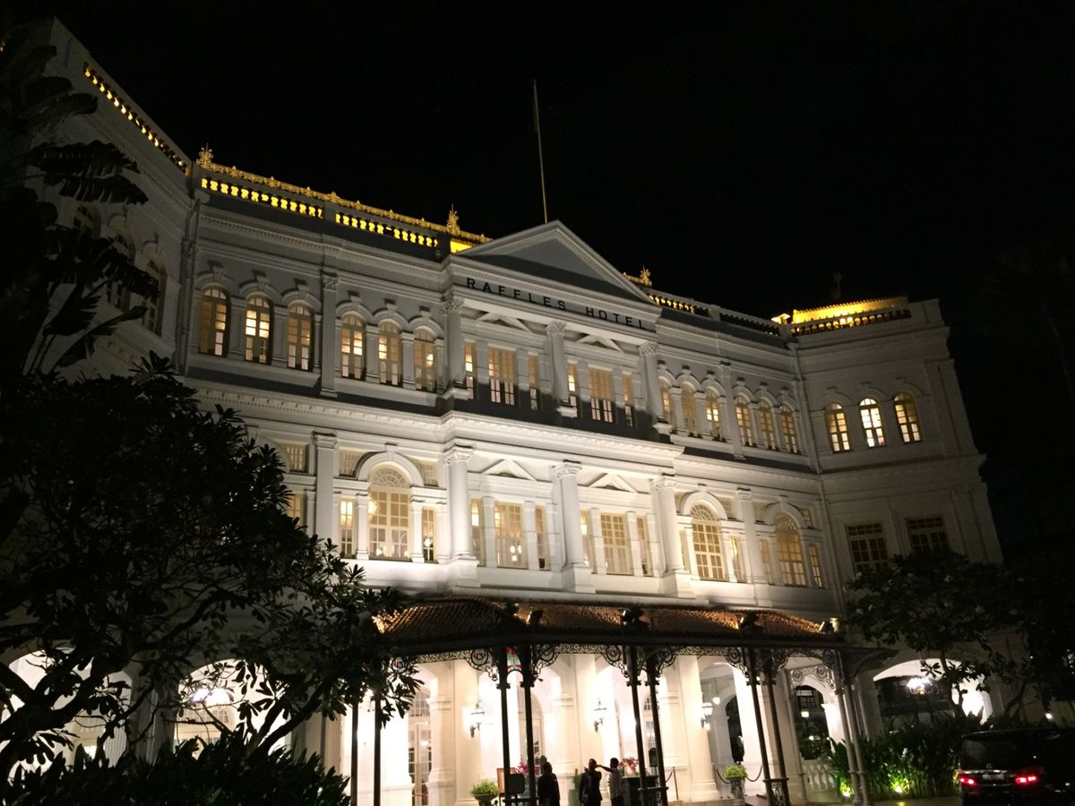 思い出して笑える…改装中マーライオン！