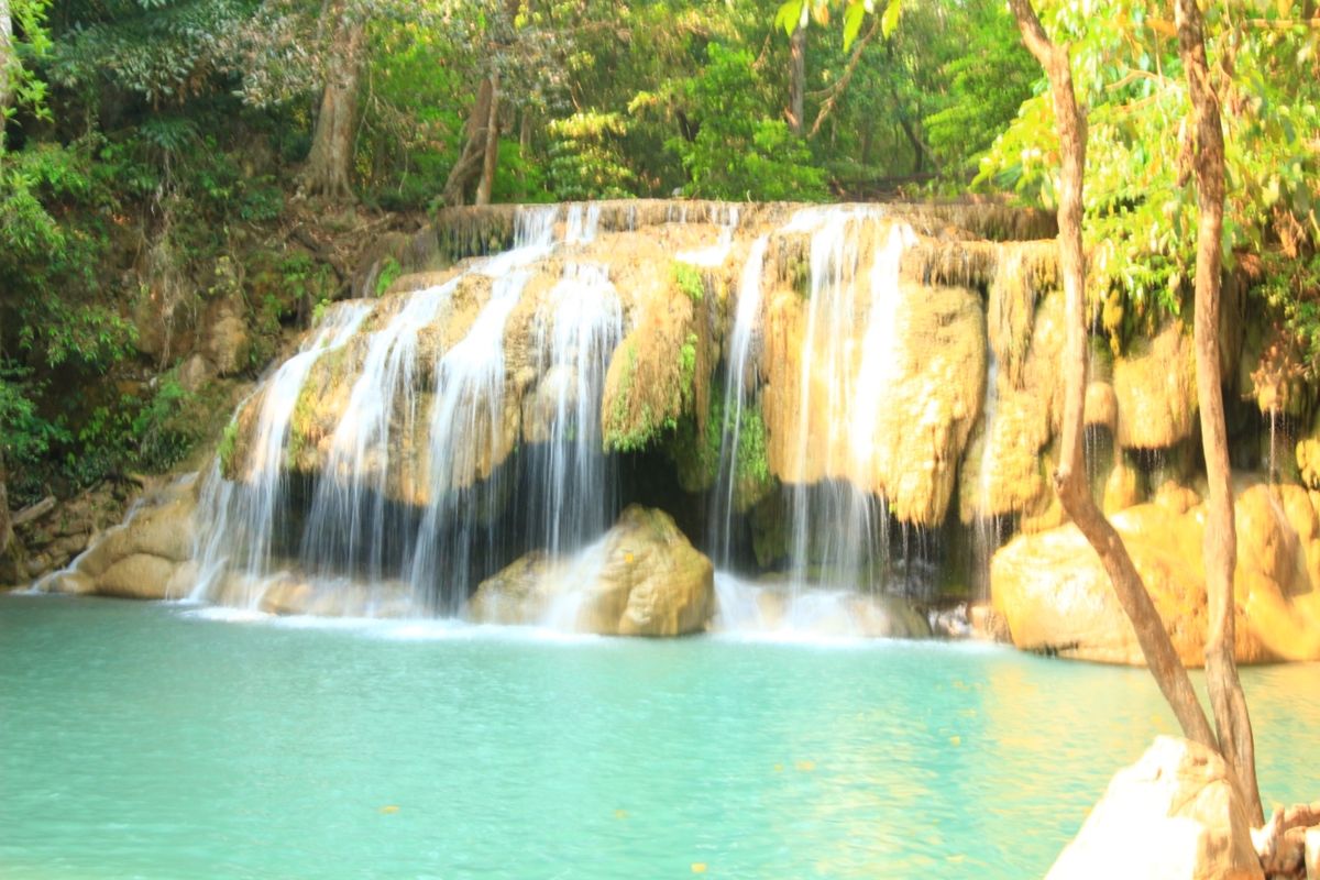 エラワンの滝はお気に入りスポット！