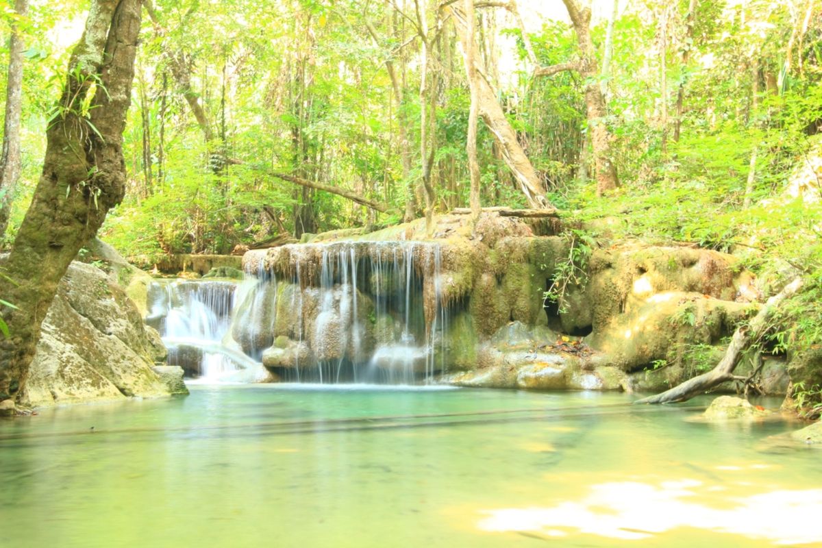 エラワンの滝はお気に入りスポット！