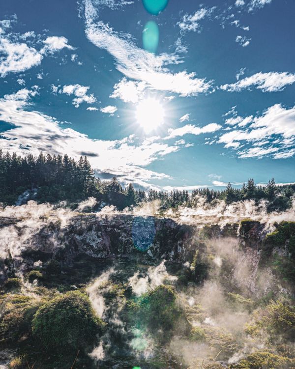 ニュージーランド・ワイトモ「ニュージーランド レンタカーで行き当たりばったりの旅」の写真：元々はワイオタプに行く予定だった。

...