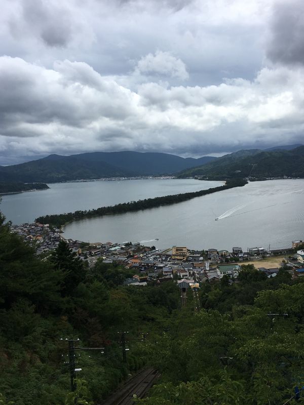 日本・京都府「日本三景一番近い所」の写真：何となくカメラを反転！