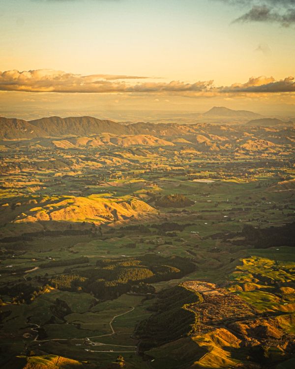 ニュージーランド・ワイトモ「ニュージーランド レンタカーで行き当たりばったりの旅」の写真：‪ロトルア空港はロトルアの市内から車でた...