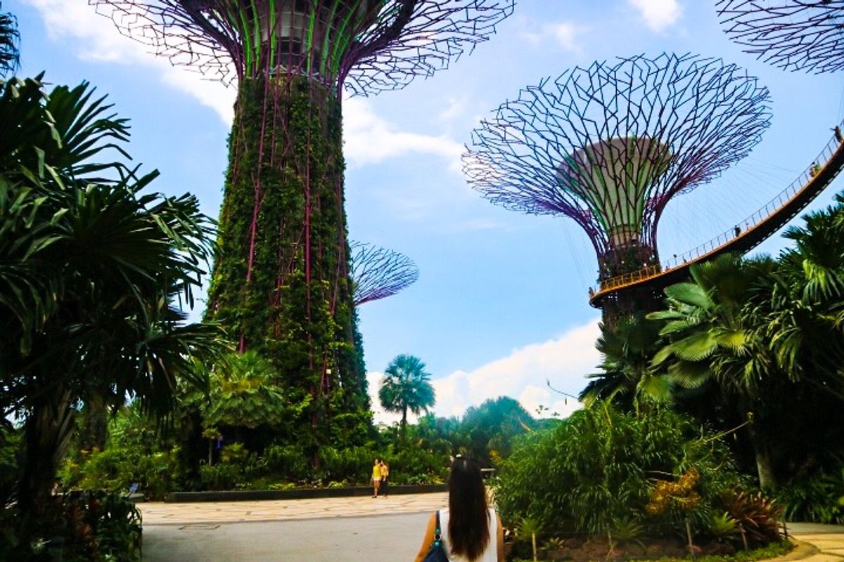 マリーナベイサンズすごい迫力！ホテルはカトン地区でした🙆‍♀️