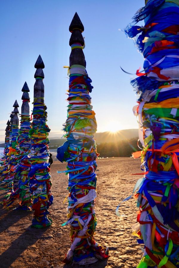 ロシア連邦・イルクーツク「ロシア 冬のバイカル湖」の写真