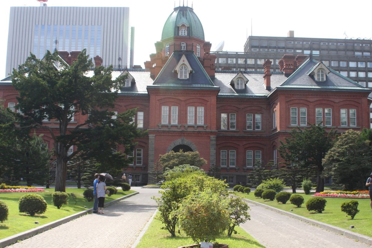 富良野のお花畑は綺麗だった。