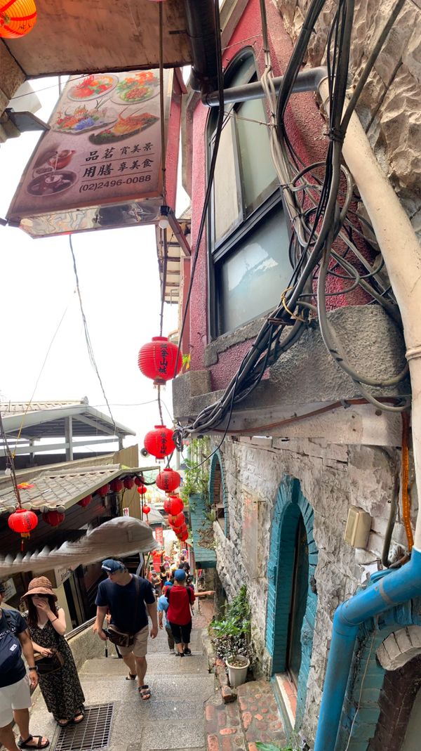 台湾・台北「乗り継ぎ台風 台湾」の写真：台風の影響でもう一泊台湾に。
4度目の九份へ。