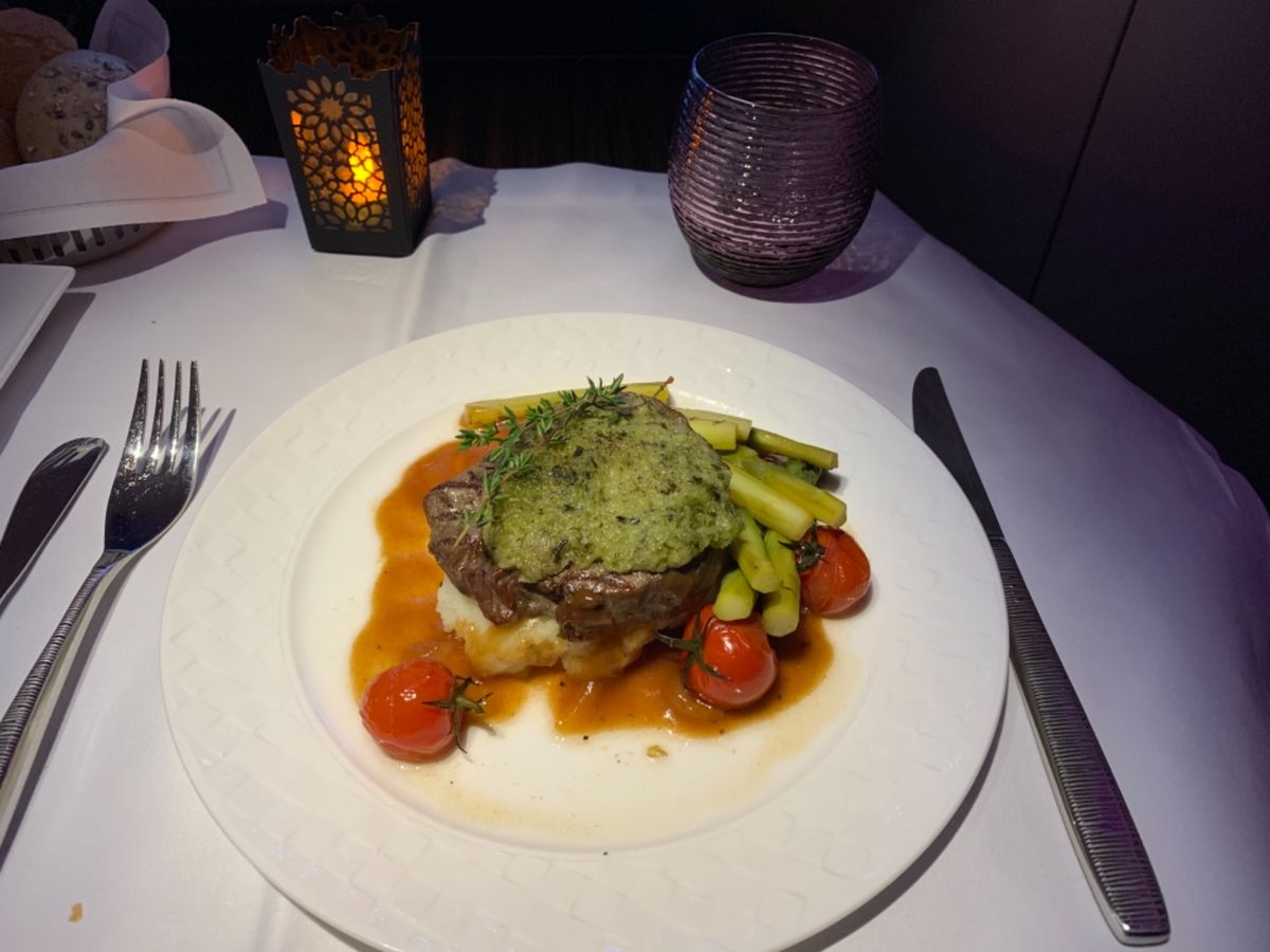 カタール航空 食事 その1