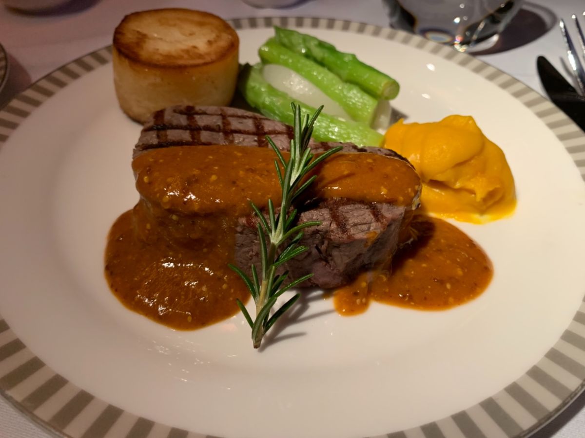 シンガポール航空 ビジネスクラス ロス 食事 その1