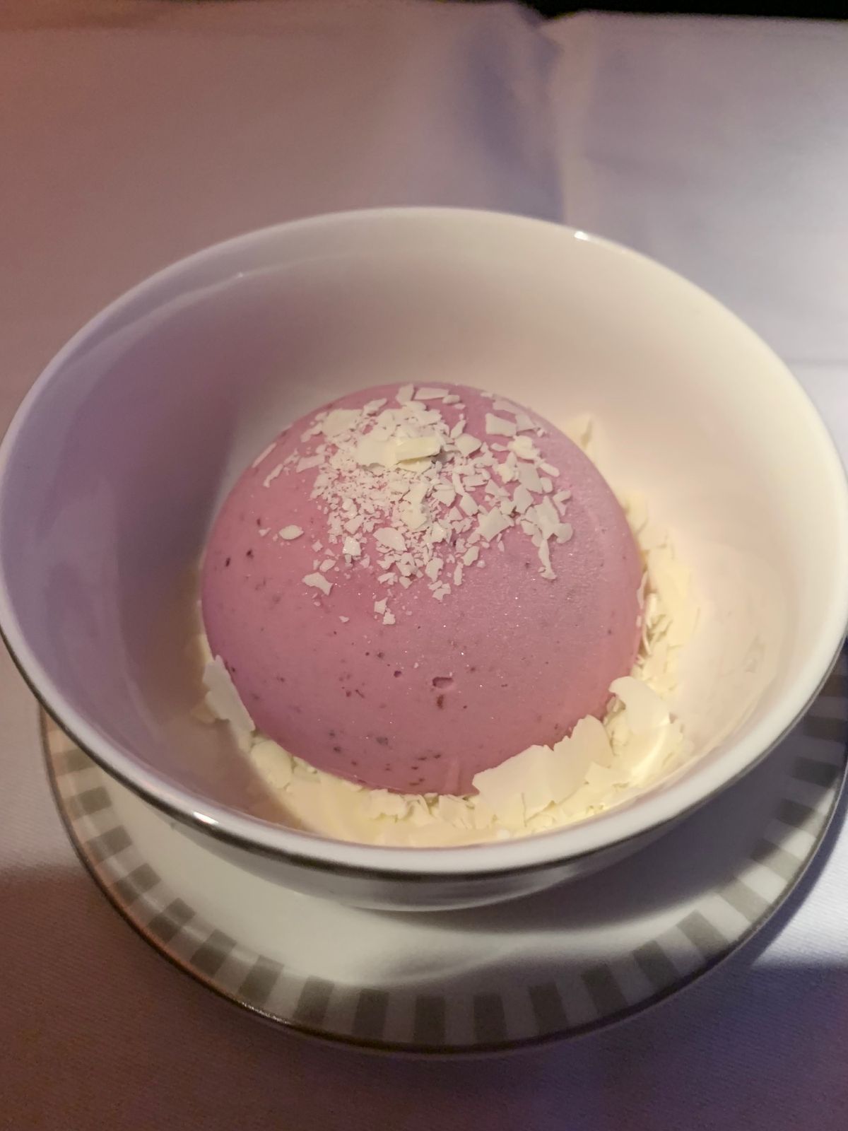 シンガポール航空 ロス ビジネスクラス 食事 その2