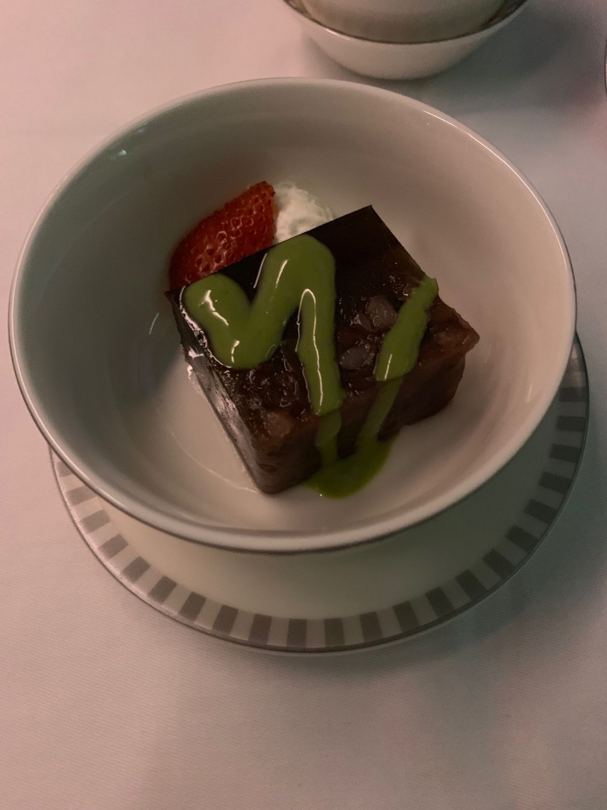 シンガポール航空 ロス ビジネスクラス 食事 その2