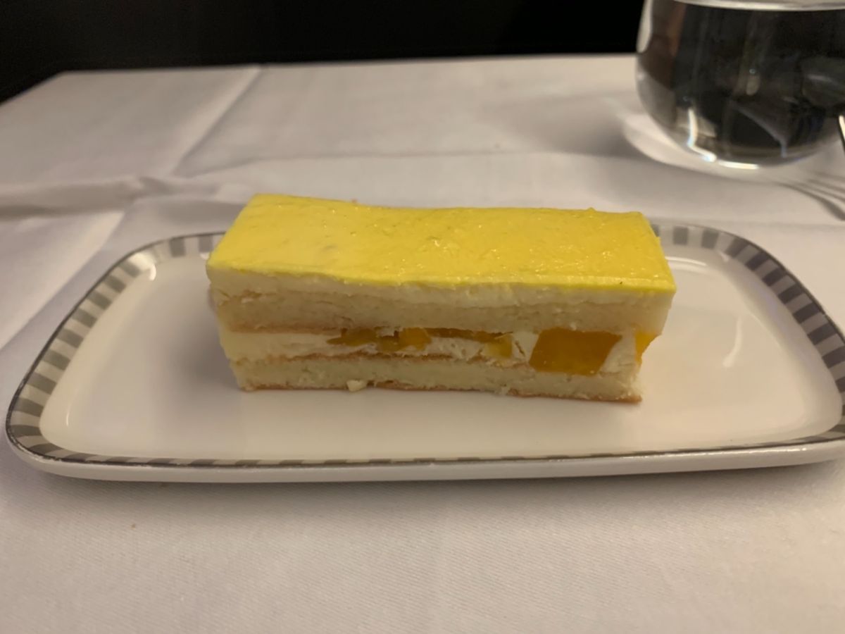 シンガポール航空 ロス ビジネスクラス 食事 その4