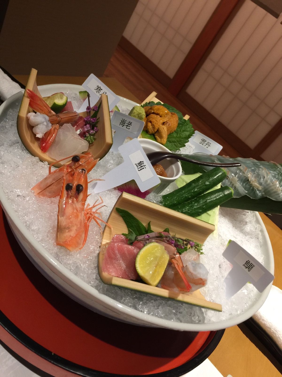 素晴らしいお食事でした。