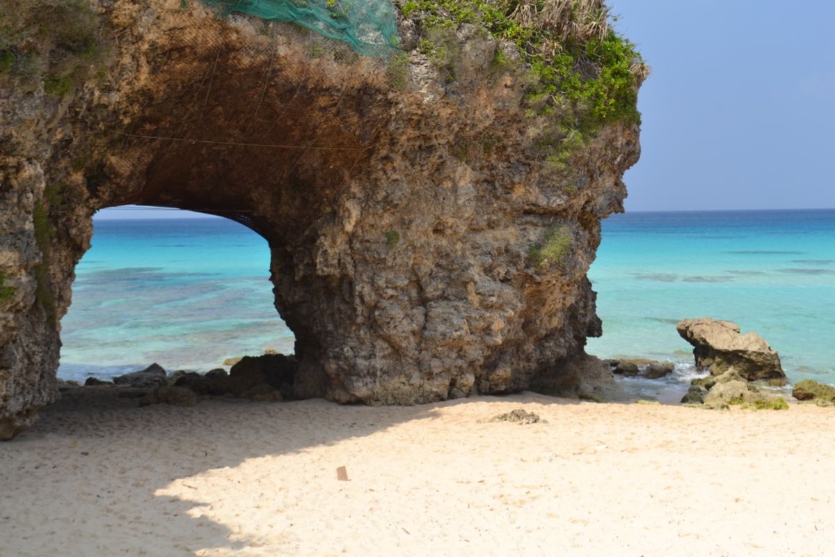 宮古島の海ってこんな綺麗なんだー
