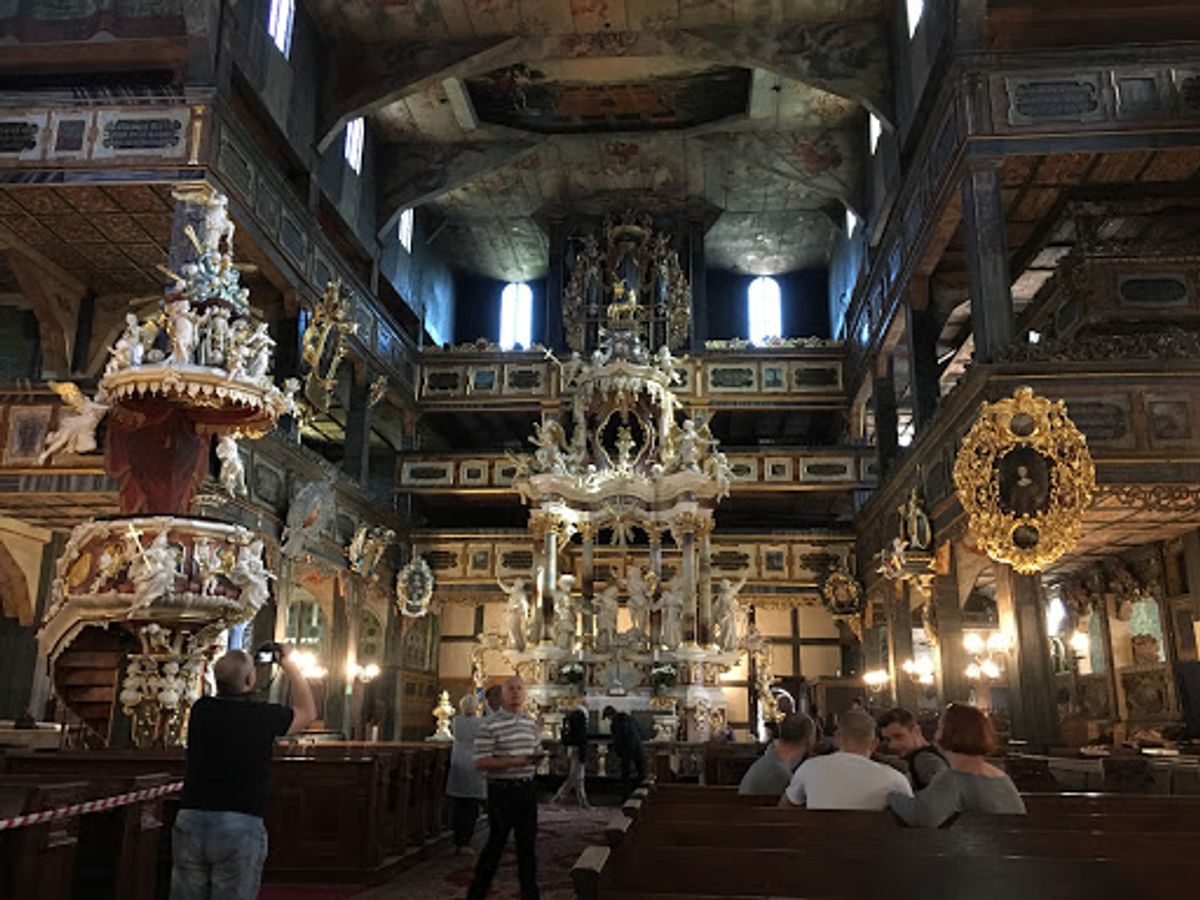 Świdnicaの木造プロテスタント教会(内部)。
ほぼ全て木造です。圧巻...