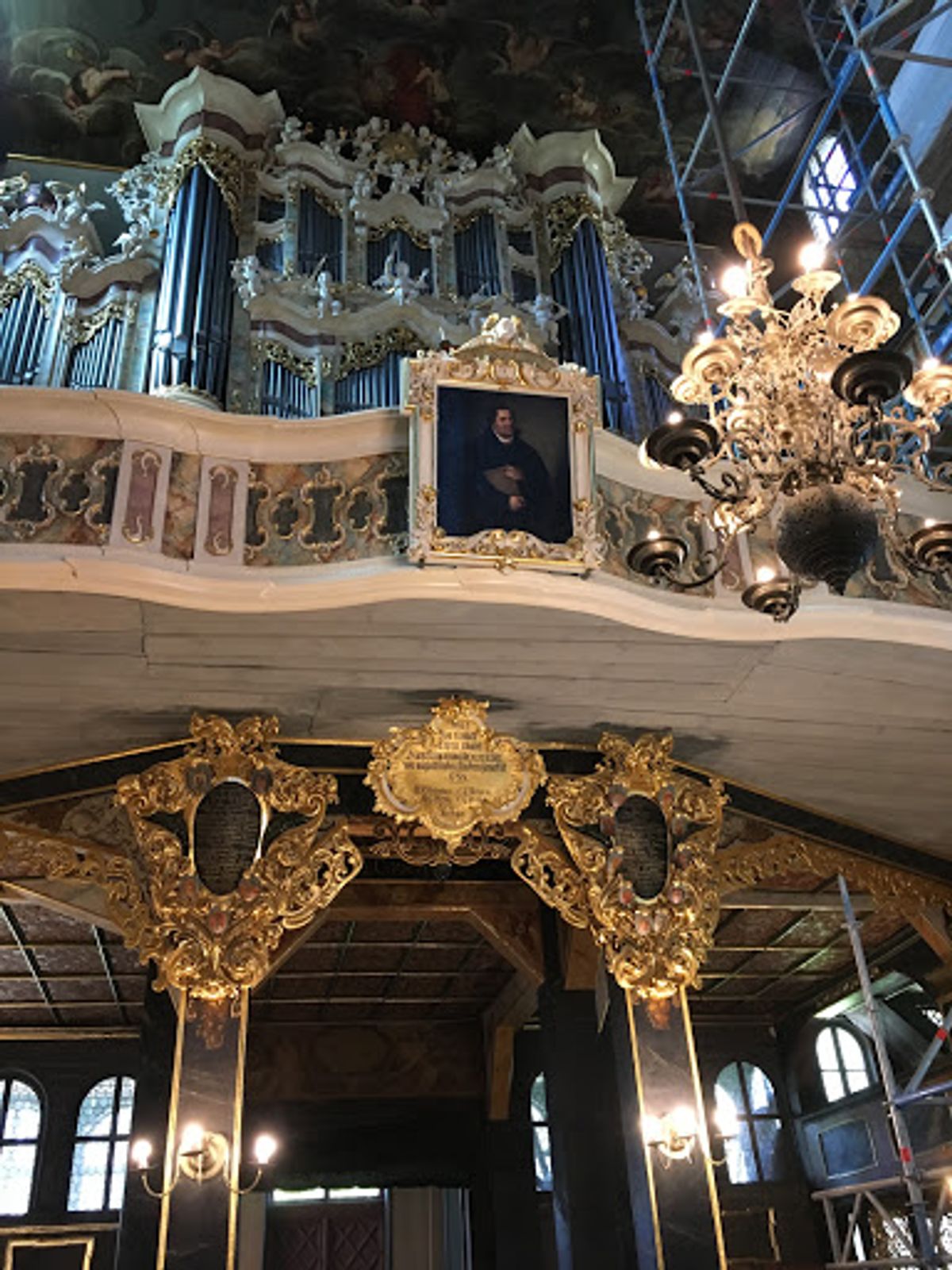 Świdnicaの木造プロテスタント教会(内部)。
ほぼ全て木造です。圧巻...