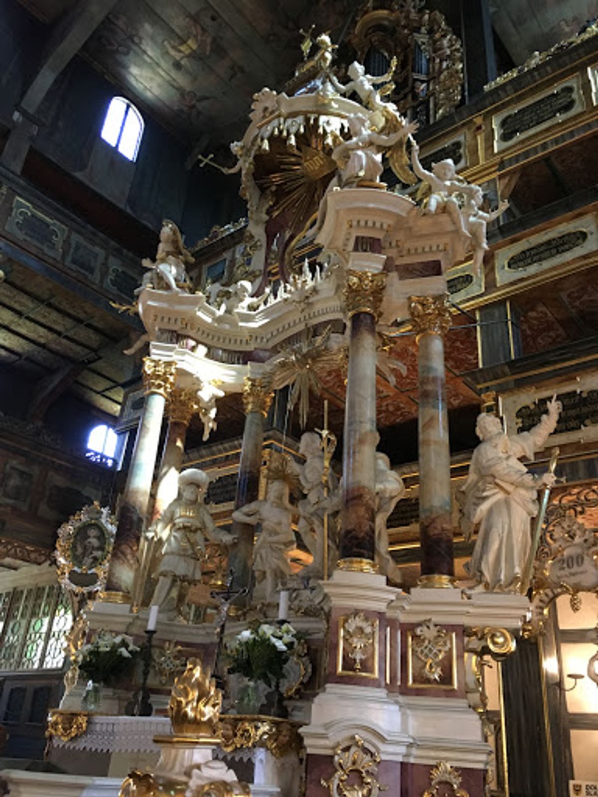 Świdnicaの木造プロテスタント教会(内部)。
ほぼ全て木造です。圧巻...