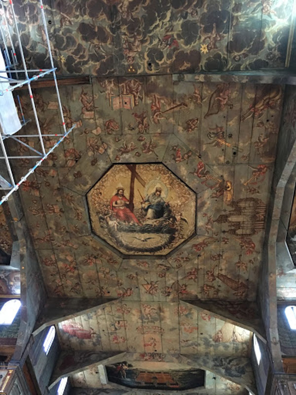 Świdnicaの木造プロテスタント教会(内部)。
ほぼ全て木造です。圧巻...