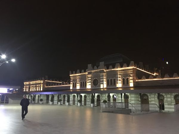 アゼルバイジャン・Bakı「アゼルバイジャンで春のお祭り、Novruz」の写真：夜行列車でバクーからトビリシへ移動します...