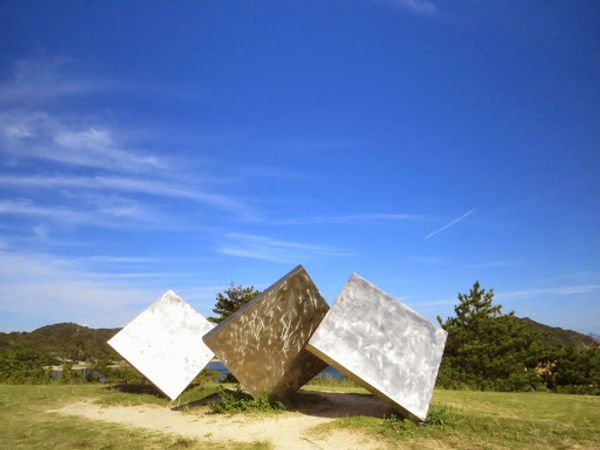 日本・直島「直島アートな旅」の写真：泊まったホテル内にあるアート作品。違和感...