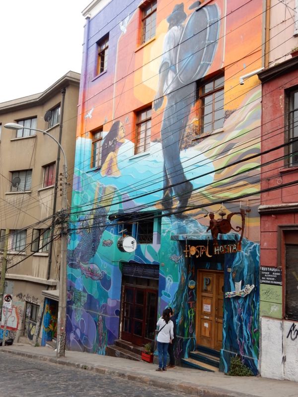 チリ・バルパライソ「Santiago」の写真