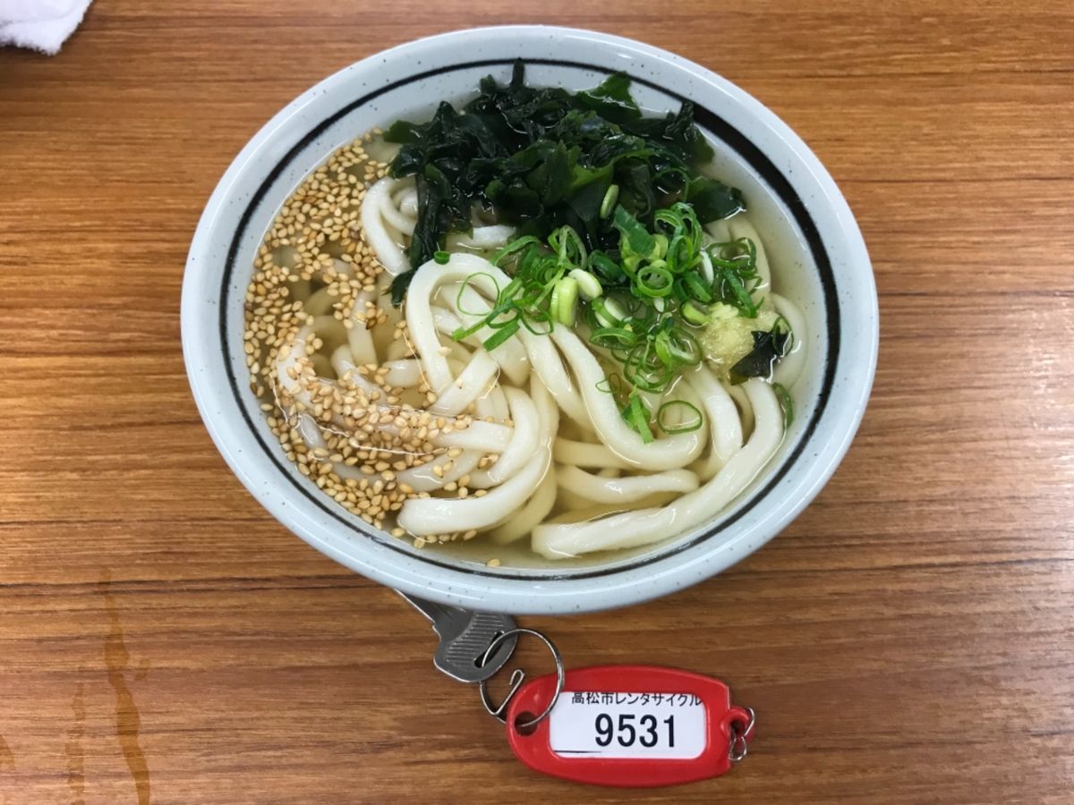 ひたすらうどん食ってました