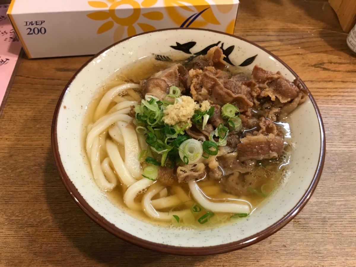 ひたすらうどん食ってました