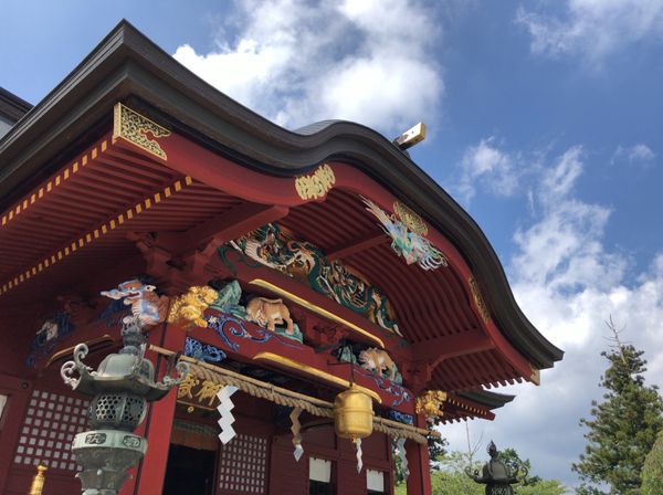 日本・東京都「御岳山とレンゲショウマ・2019」の写真：御嶽神社にも参拝してきました。途中樹齢1...