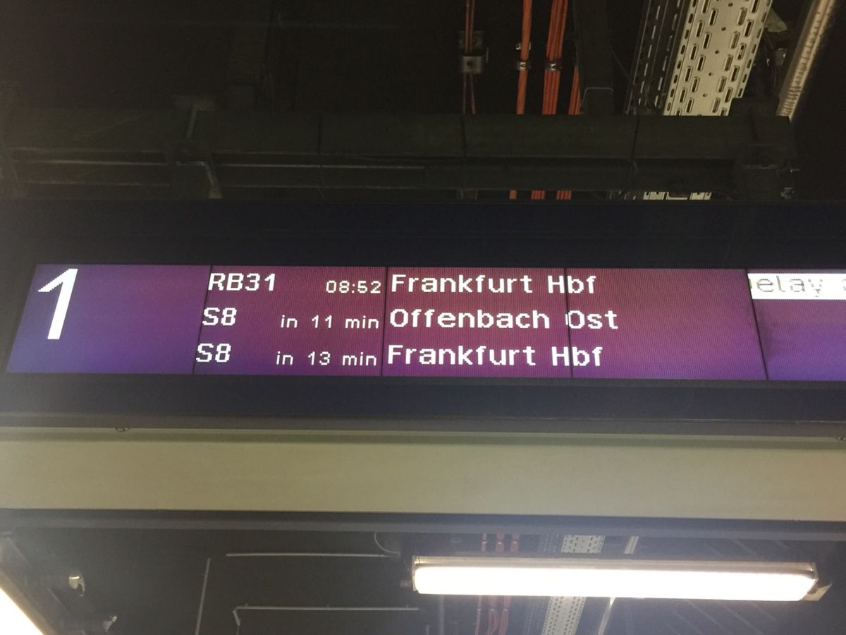 初日はフランクフルトカードで観光。
※サーバーダウンしてたのね⤵︎