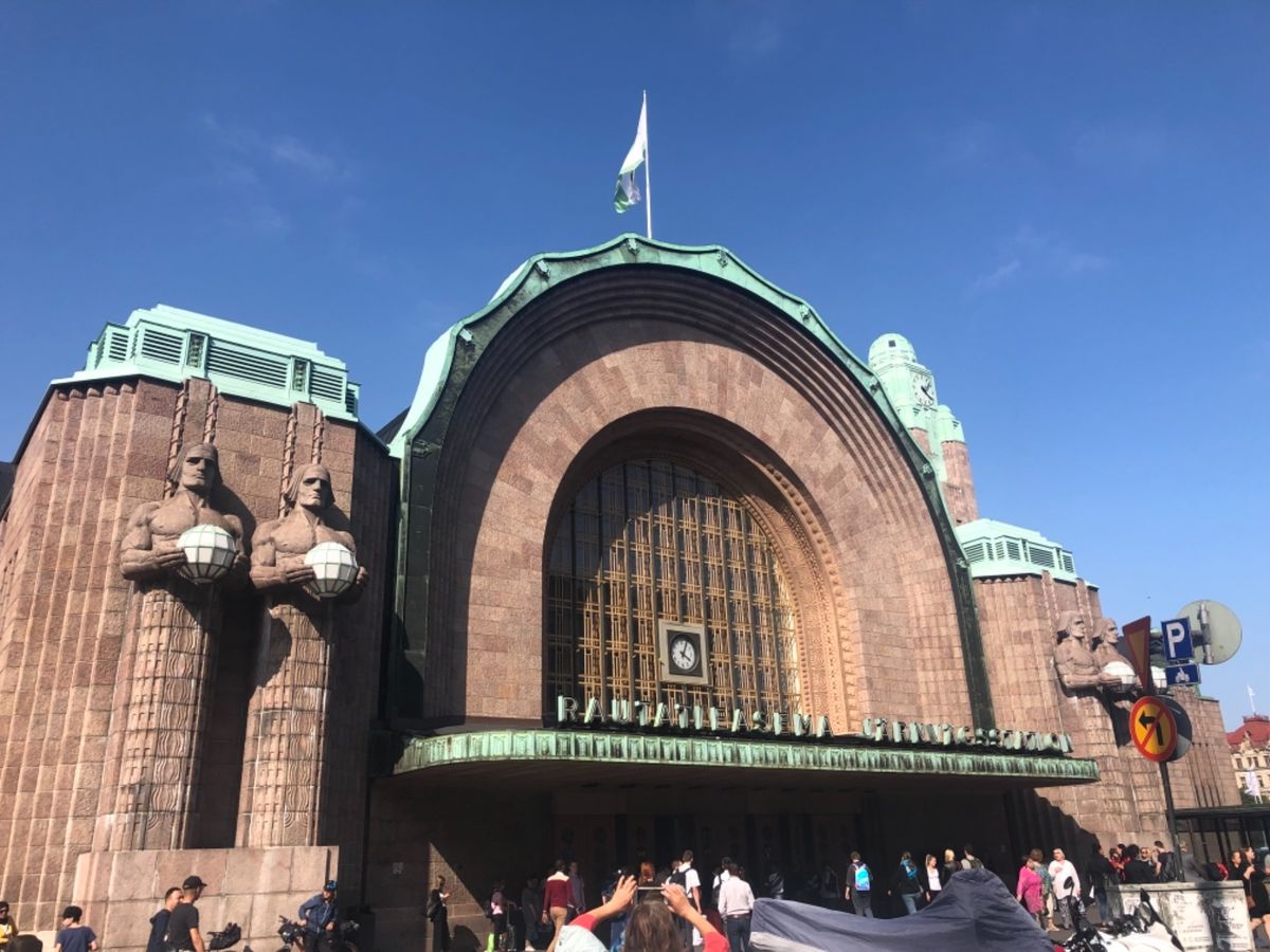 アレグロ号は汽車のスタンプ貰える！
ヘルシンキの街はなんだか良かった。し...