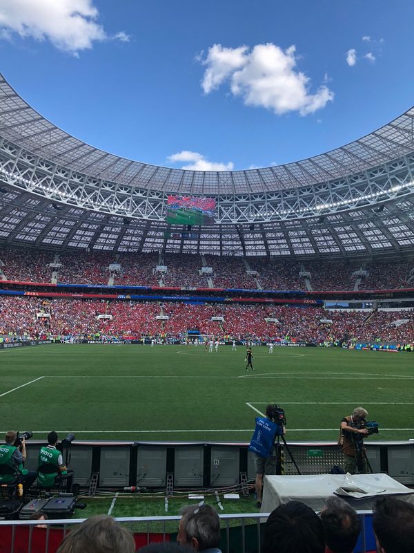 ロシア連邦・モスクワ「ロシア ワールドカップ」の写真：サッカーワールドカップ2018