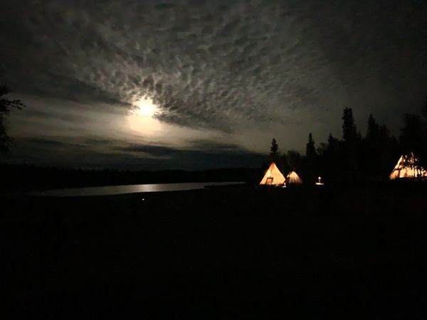 カナダ「イエローナイフ 」の写真：2018/08/16《オーロラビレッジ》...