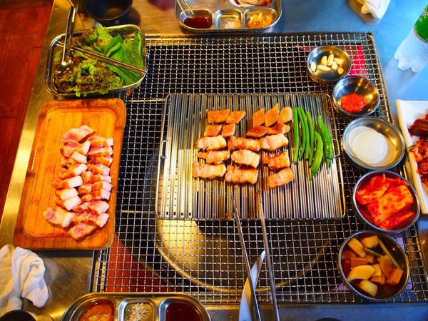 大韓民国 (韓国)・釜山「韓国」の写真：チヂミがおいしすぎますね