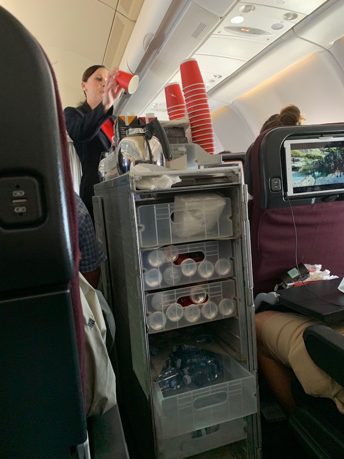 グレートバリアリーフを見て、そのまま空港に直行。これからシドニーに行って明...