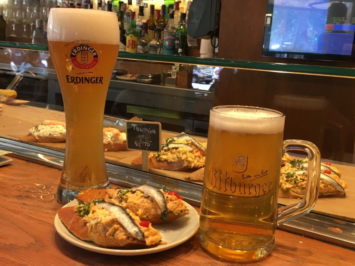 各都市でバル巡りするはずが結局ちゃんとしたバルで飲めたのがバルセロナだけだ...