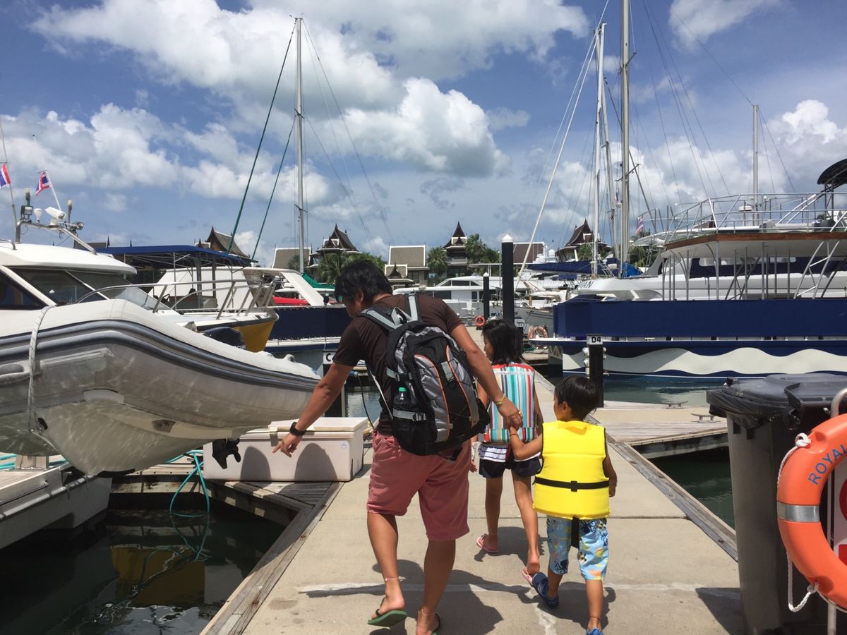 ピピ島に向かうプーケットのマリーナが素敵すぎました🤗