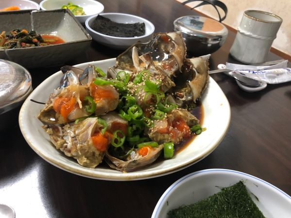 大韓民国 (韓国)・ソウル「韓国 」の写真：1日目:真味食堂のカンジャンケジャン🦀 ...