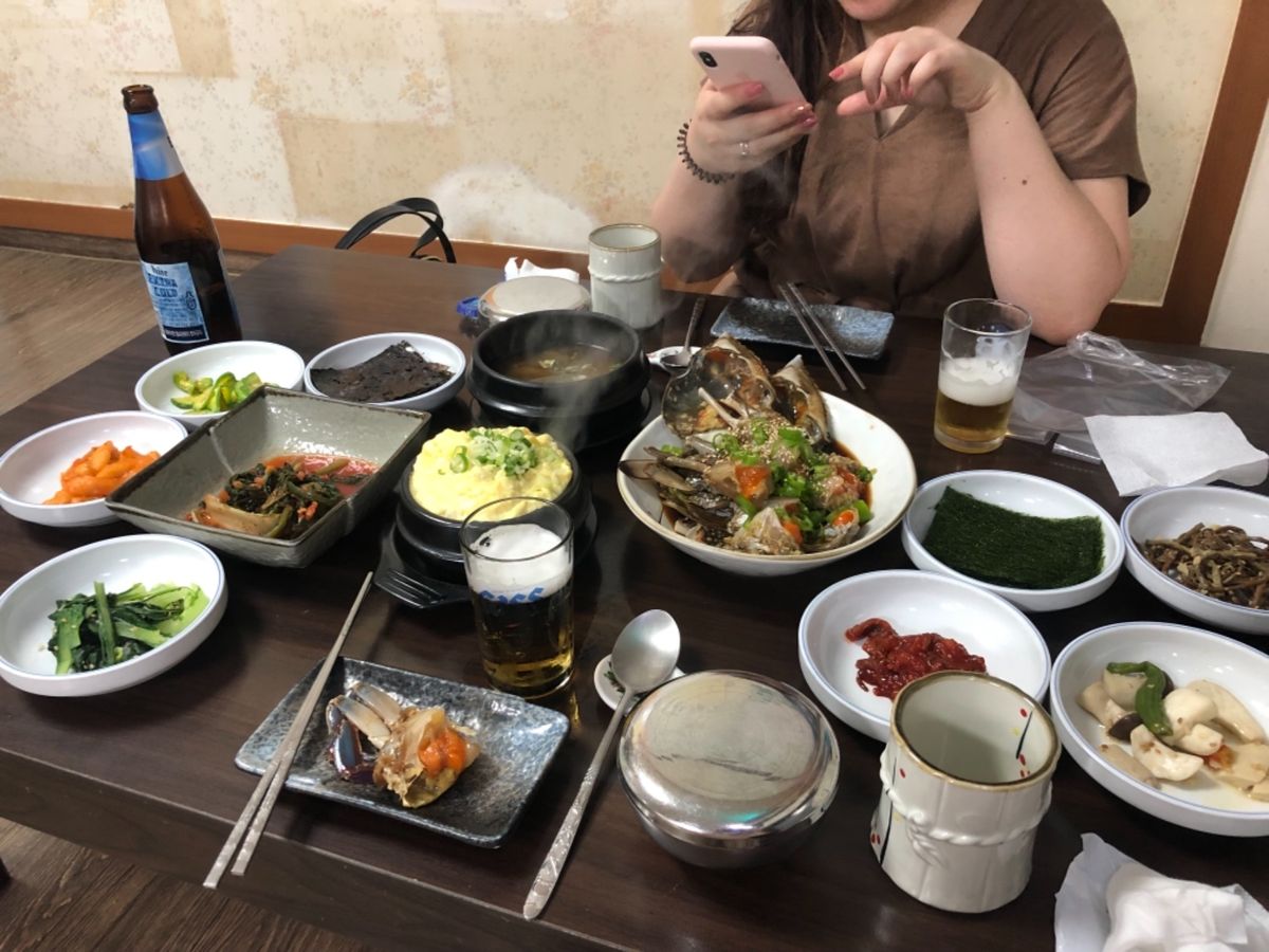 1日目:真味食堂のカンジャンケジャン🦀 予約必須です