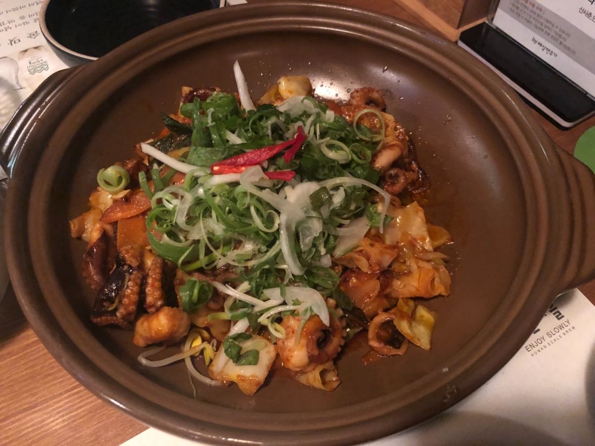 1日目:二件目でマッコリ〜☺️ 