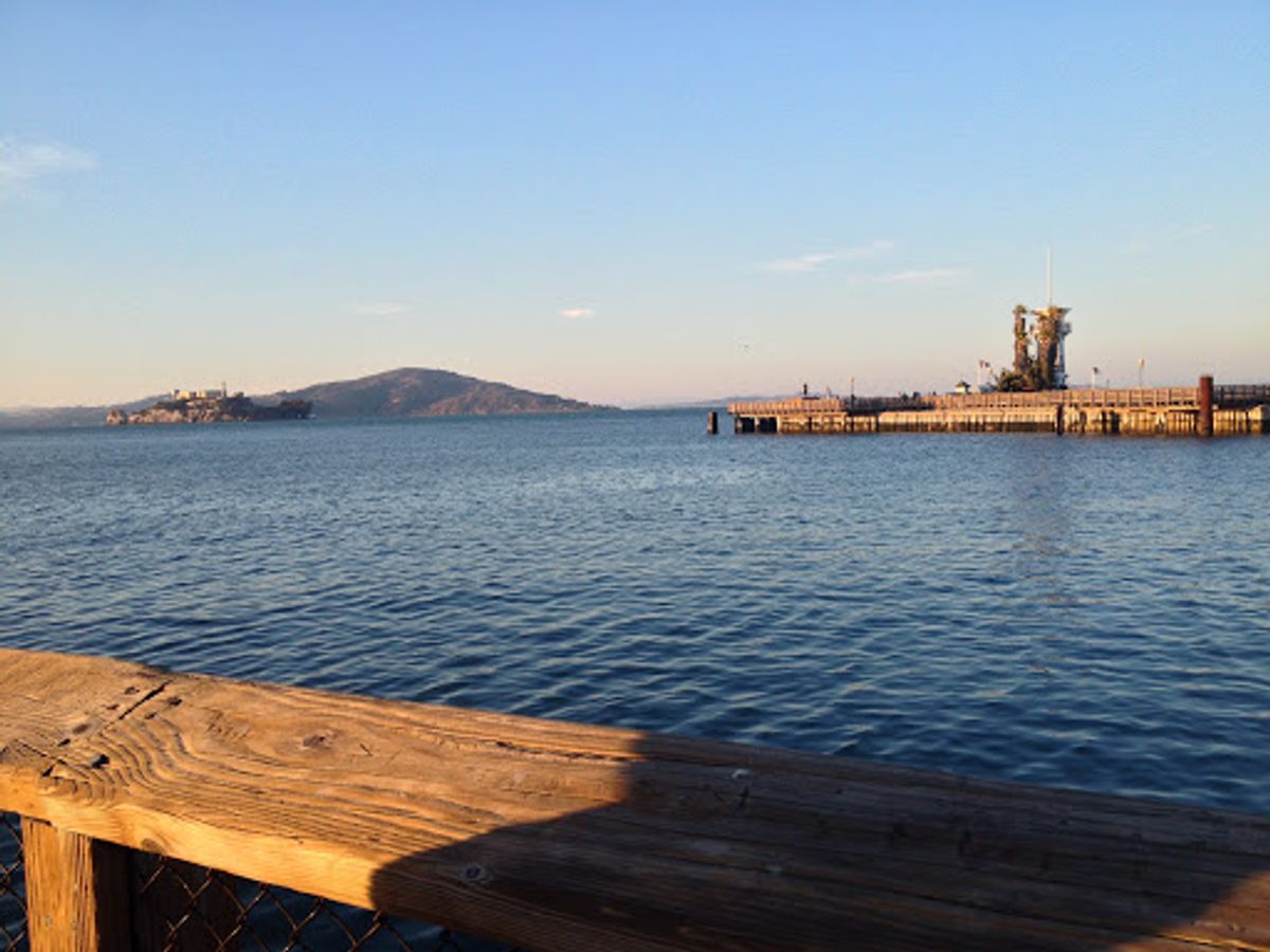 日が暮れています