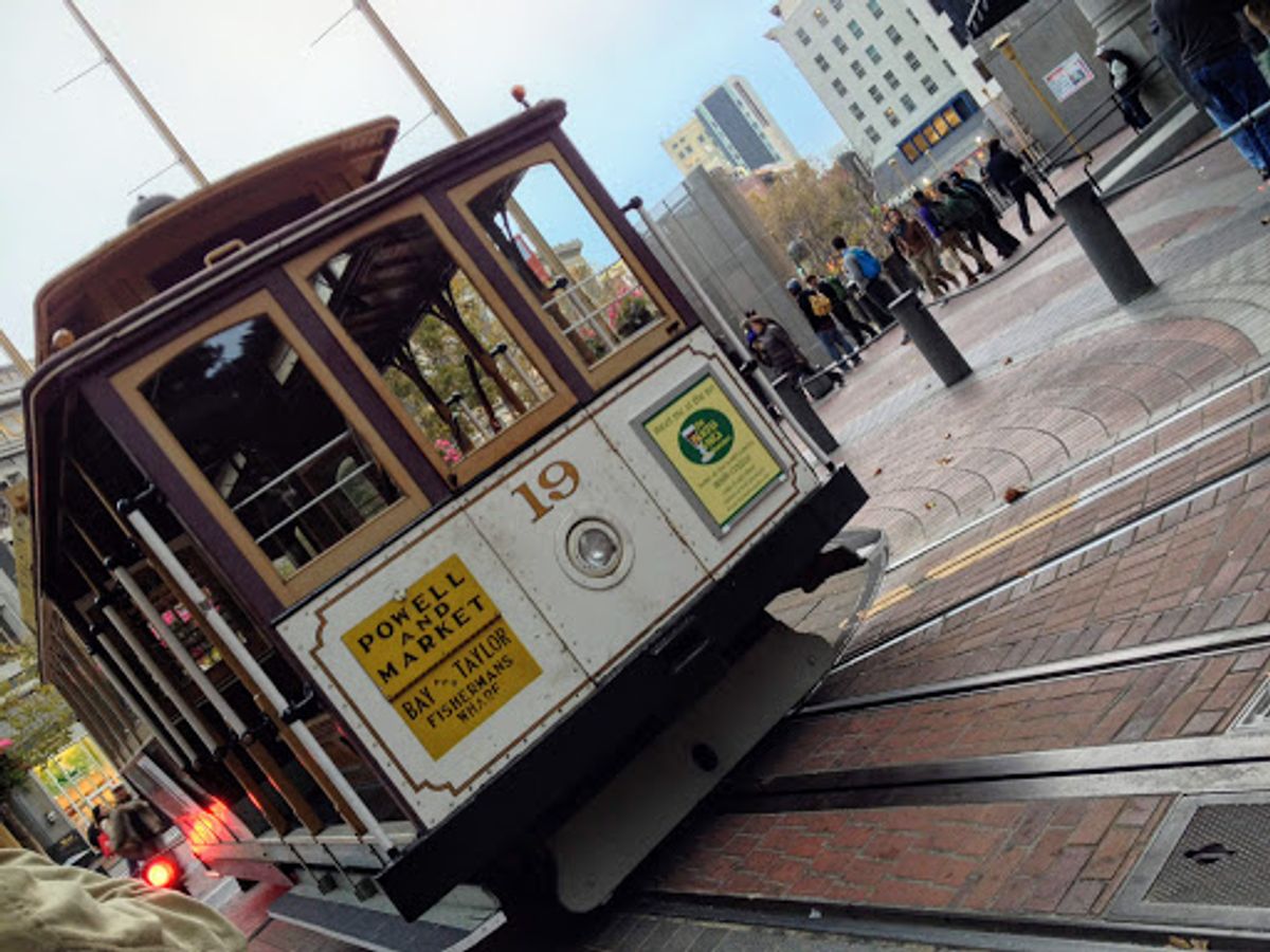 サンフランシスコでの移動でよく利用した路面電車
