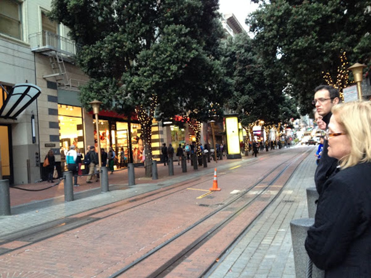 サンフランシスコでの移動でよく利用した路面電車