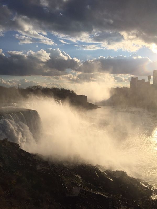 アメリカ(米国)・ナイアガラの滝「秋のナイアガラの滝」の写真