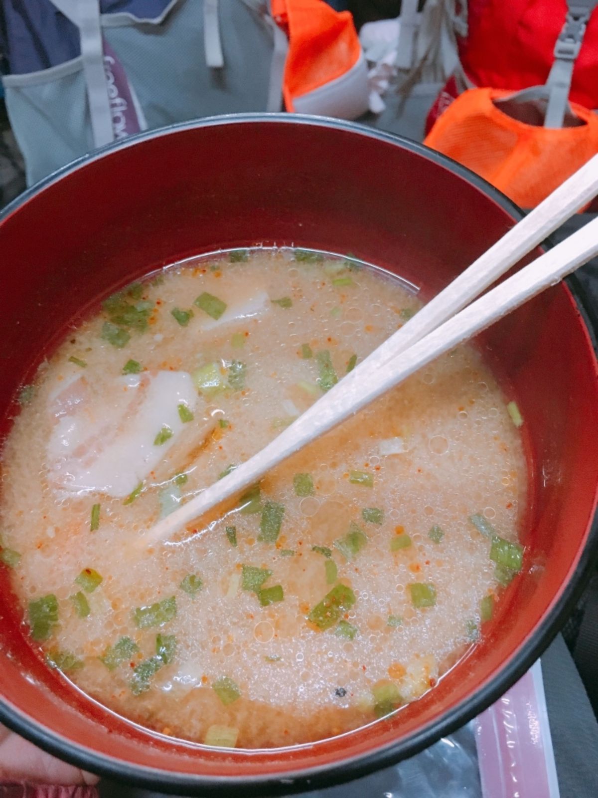 てっぺんの豚汁染みたーーー