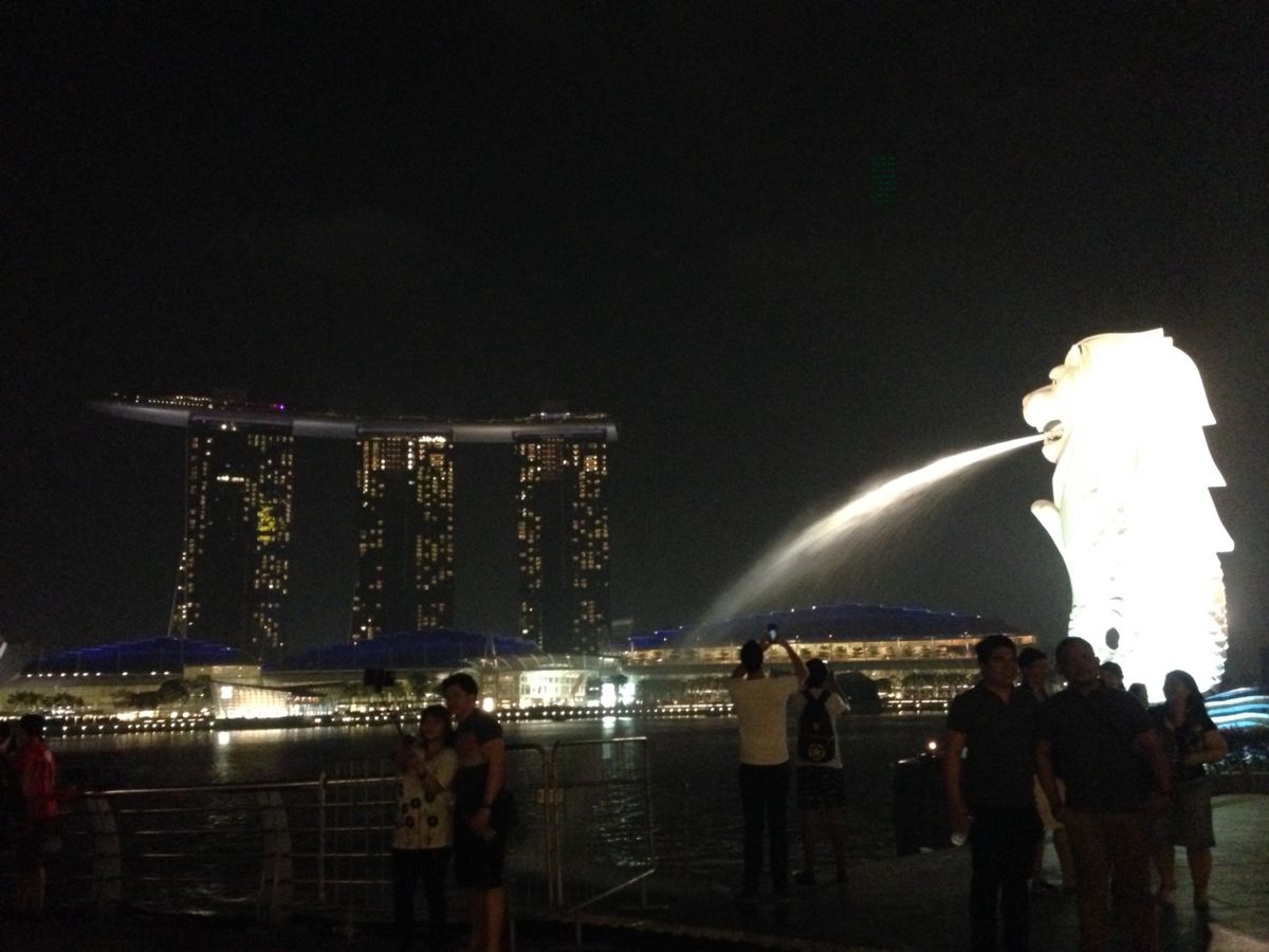 シンガポールといえばマーライオンですよね

ラクサ美味しかった〜