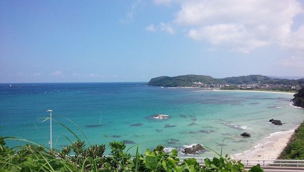 日本・山口県「角島大橋」の写真