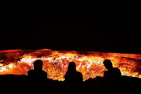 トルクメニスタン・ダルヴァザ「トルクメニスタン🇹🇲地獄の門」の写真