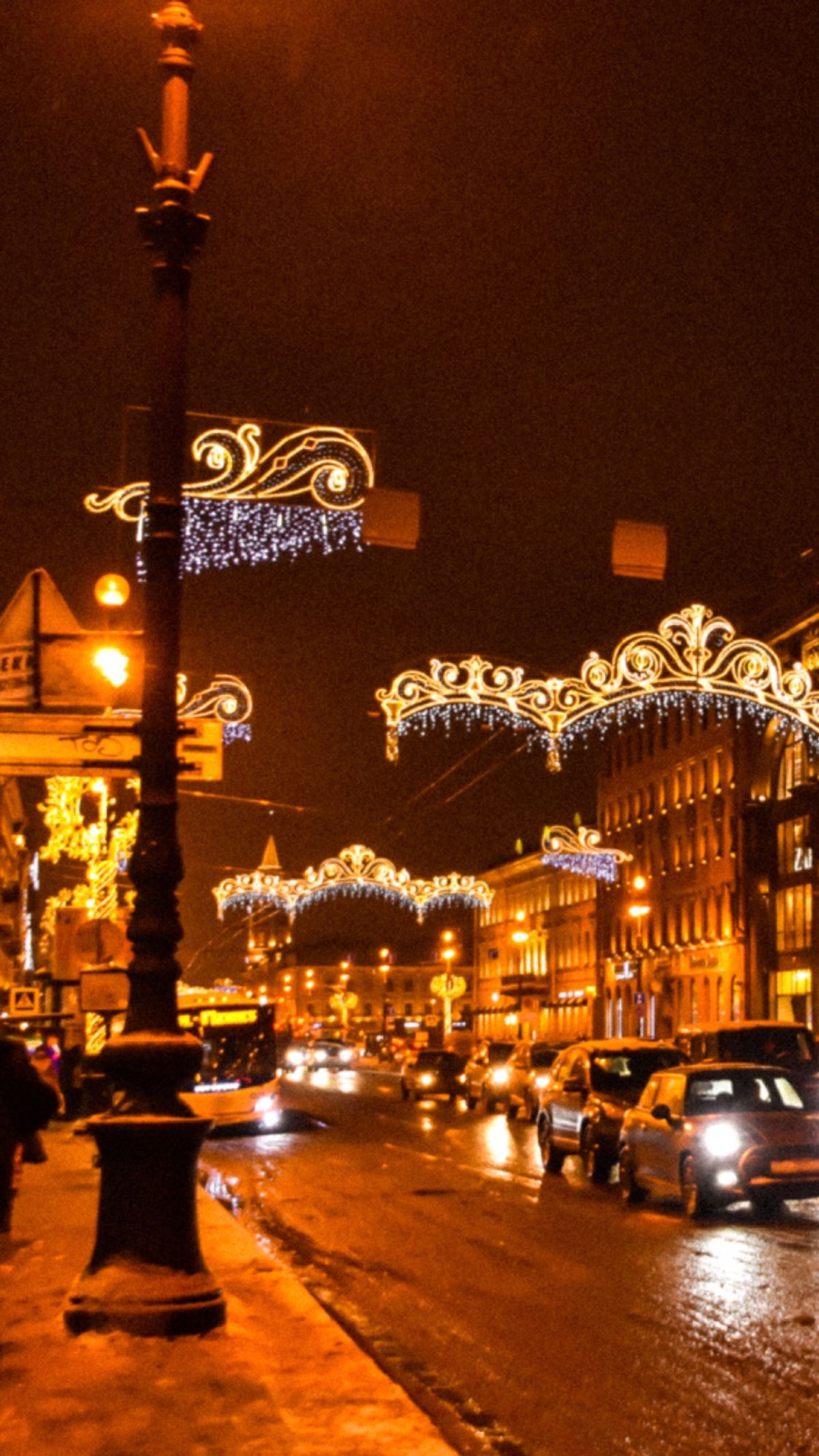 寒い所が好きなので、ロシアで新年を